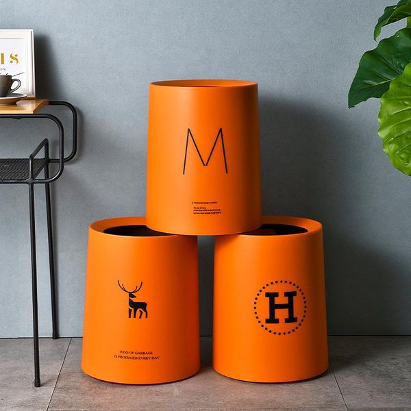 

waste bins 4l/8l/12l deskmultifunctional trash can car storage nordic style home bedroom living room bin office trashcan bathroom