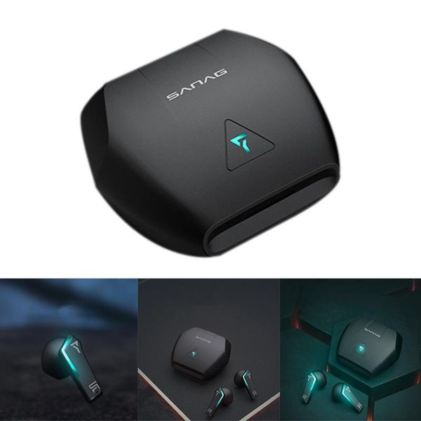 

sanag x pro bluetooth headset, mini portable tws gaming headset support call function, voice control, music function headphones & earphones