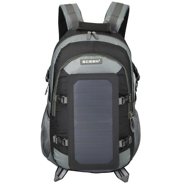 

backpack large travel hiking 6.5w 6v solar panel multipockets lapbag camping shoulder bags sport rucksack