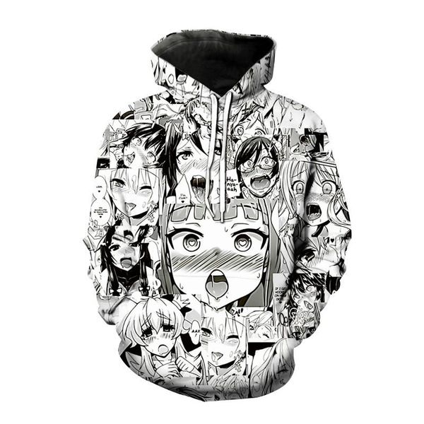 

men's hoodies & sweatshirts hoodie 3d printing women's fashion casual anime endless chic 2021, Black