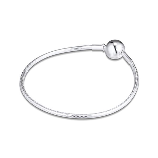 CKK Me Snake Chain Bracelet para Mulheres Pulseira Feminina Masculina Pulseras Mujer Prata 925 Jóias Sterling