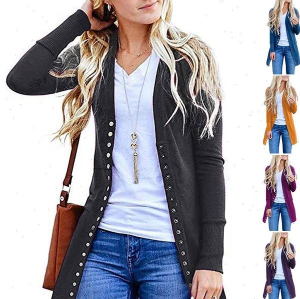 

fashion solid long buttons kimono women sweaters cardigan winter open front casual sweet knit coat slim fit blouse, White;black