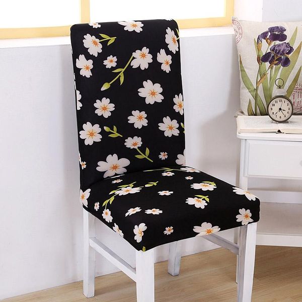 

chair covers universal flower printed spandex cover folding anti-dirty stretch elastic no armrest slipcover