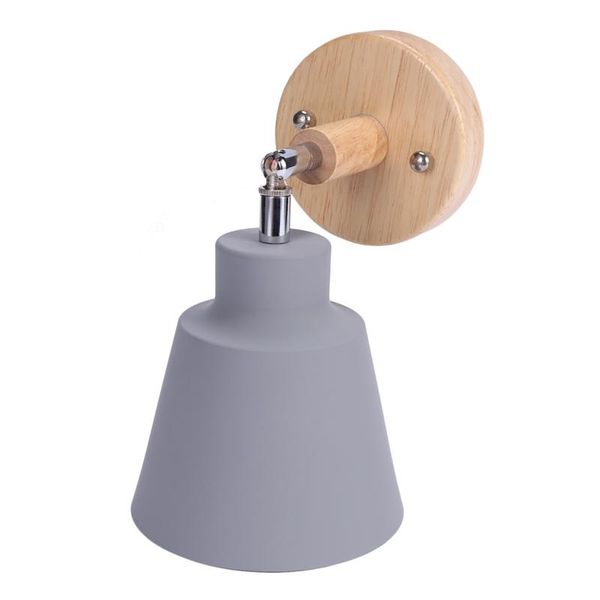 

wall lamp nordic wooden bedside sconce light for bedroom corridor with zip switch y rotatable