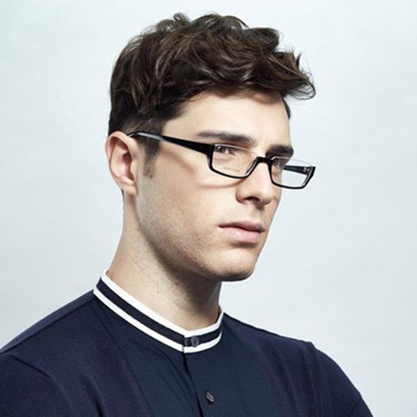 

fashion sunglasses frames vazrobe half down eyeglasses frame men women glasses vintage spectacles for prescription reading lens or optic, Black