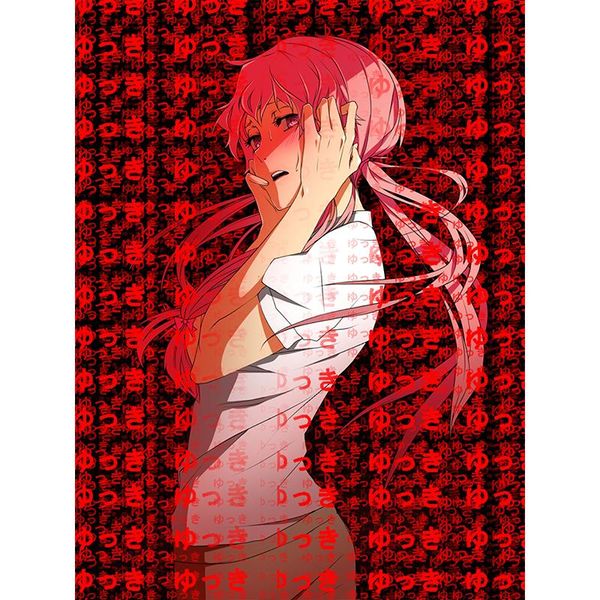 

sheets & sets 150x200cm anime future diary bed sheet mirai nikki quilt cover yuno gasai duvet case yukiteru amano blanket