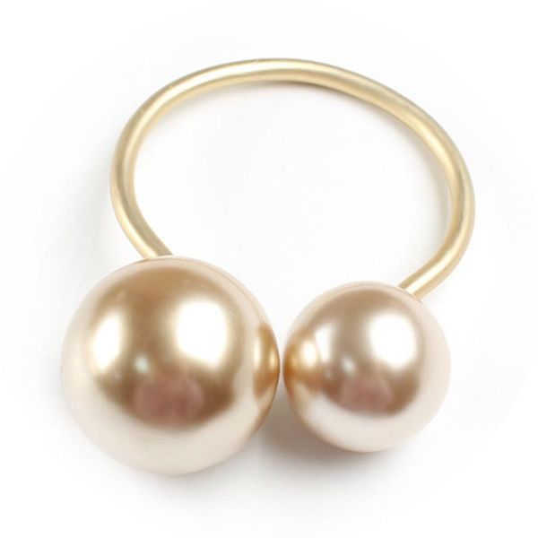 

napkin rings 6pcs highlighted pearls rings,wedding holder,u-shaped buckle