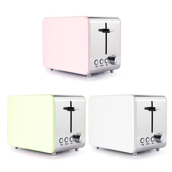 

bread makers multifunctional 2 slices toaster extra wide slot stainless steel automatic 6 gears modes home small