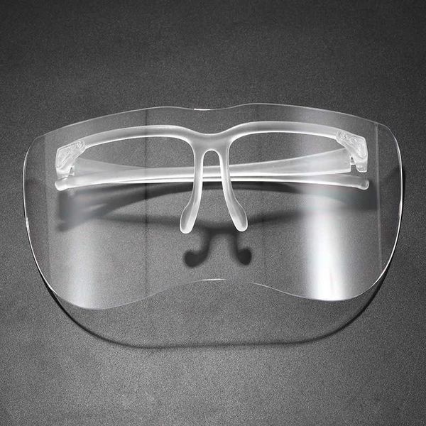 

butterfly mask impact and droplet proof outdoor riding large frame one-piece sunglasses, White;black