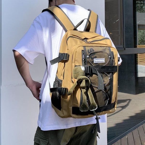 

backpack couple bag cool backpacks personality fashion oxford cloth casual art unique big latest hip hop