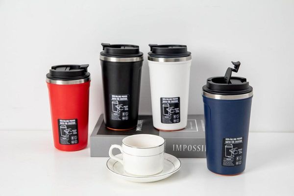 

mugs 500ml push no rewind sucker magic coffee 304 stainless steel liner