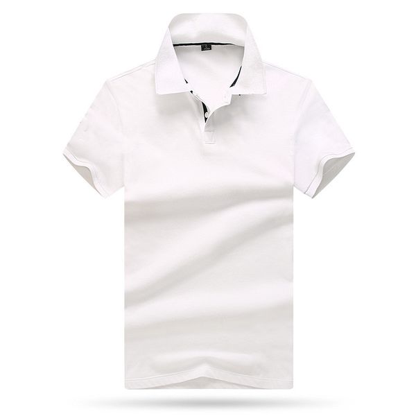 

21summer trend men's polo shirt british style embroidery lapel fashion casual t-shirt, White;black