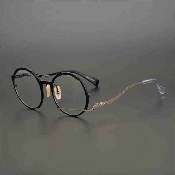 

75% off online shop maruyama zhenghong personalized glasses limited manual irregular full frame unique literary frame can be matched with my, White;black