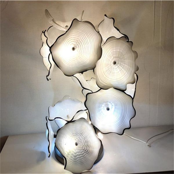 

wall lamp home decoration month blown murano glass art flowers leaf creative turkish