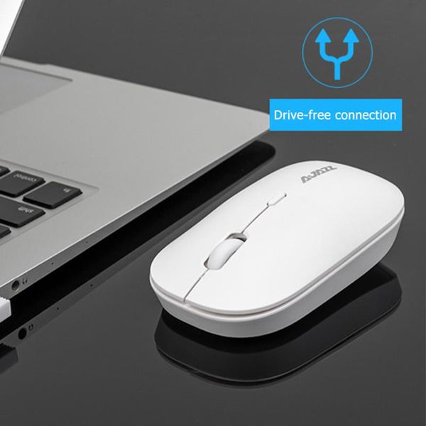 

mice slim 2.4g wireless mouse optical with usb receiver up to 1600 dpi for ajazz i18 household computer safety parts