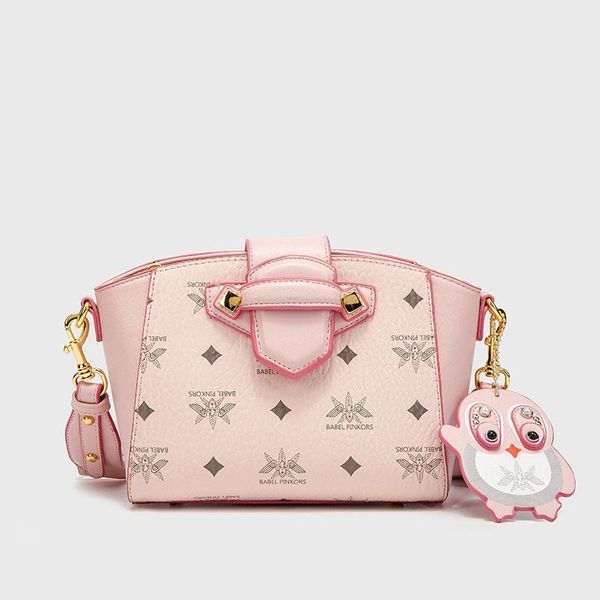 

evening bags 2021 fashion letter printed buckle satchel bag all-match crossbody shoulder cartoon pendant designer handbag sac luxe cc