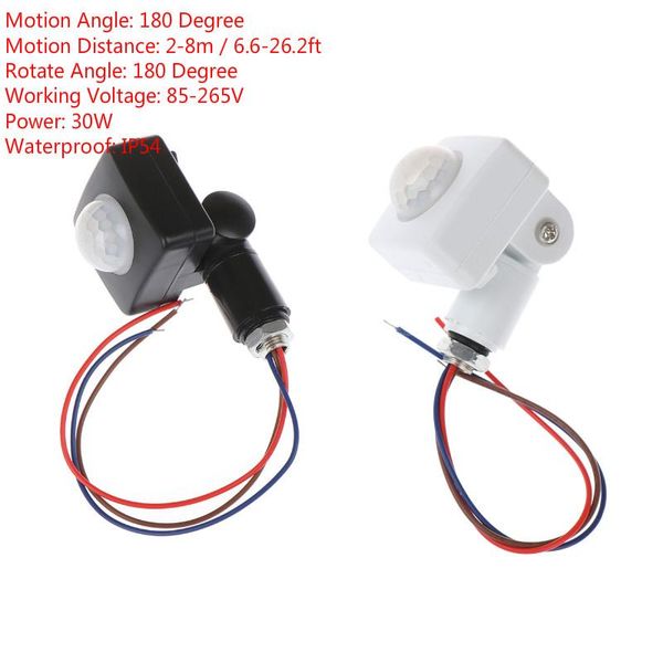 

smart home control mini closet pir sensor detector switch 85-265v led infrared motion detection automatic light