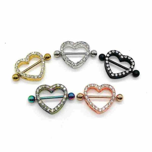 

puncture jewelry double black peach nipple body jewelry