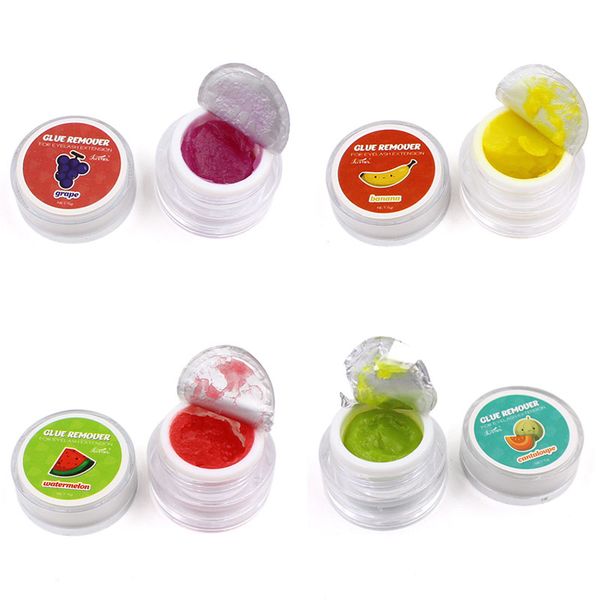 

professional eyelash glue remover 5g fruit flavour cream for extensions fragrancy smell makeup tools