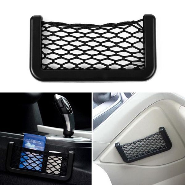 

car organizer 1x auto seat side back storage net bag car-styling