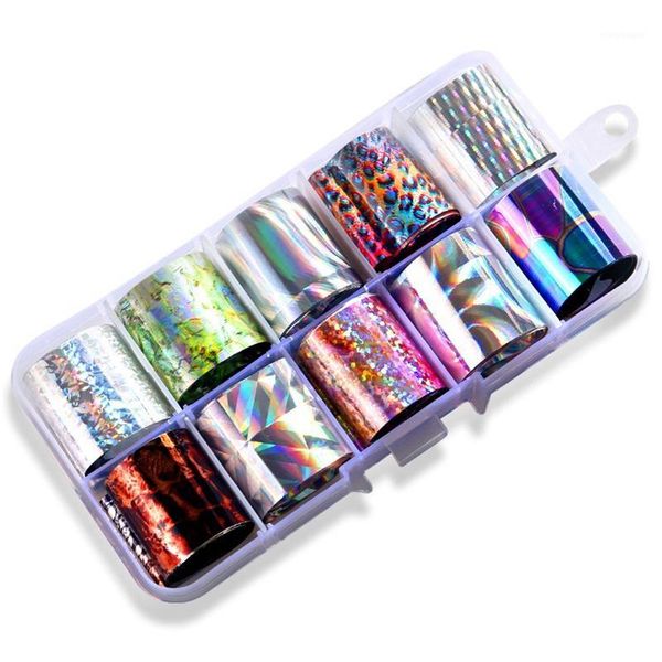 

grid nail star paste color transfer film uv gel sticker diy art decoration 2.5x100cm 20#1, Silver;gold