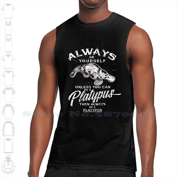 

always be yourself love australia black white sleeveless tank men women vintage distressed beautiful wow awesome frame, White;black
