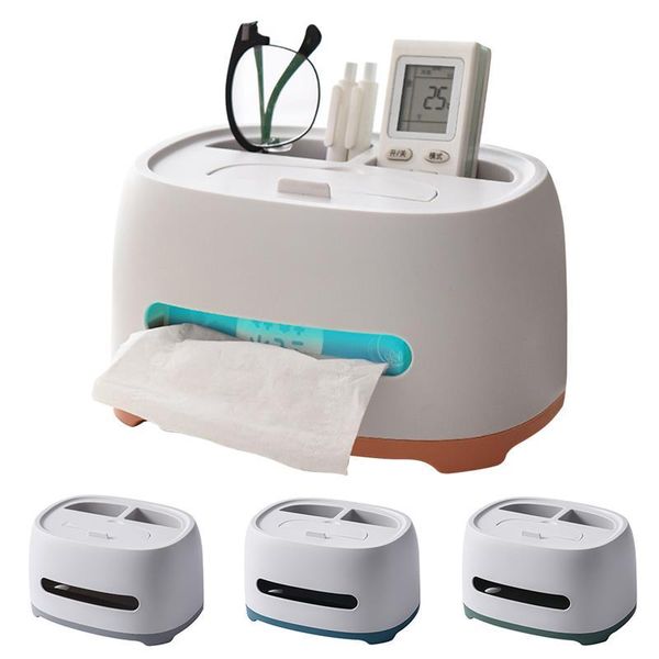 

tissue paper box dispenser case fabric napkin holder for living room dining practical remote control storage boxes & napkins