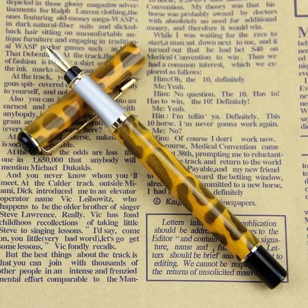 

fountain pens baoer 801 stainless steel metal medium nib pen student office writing