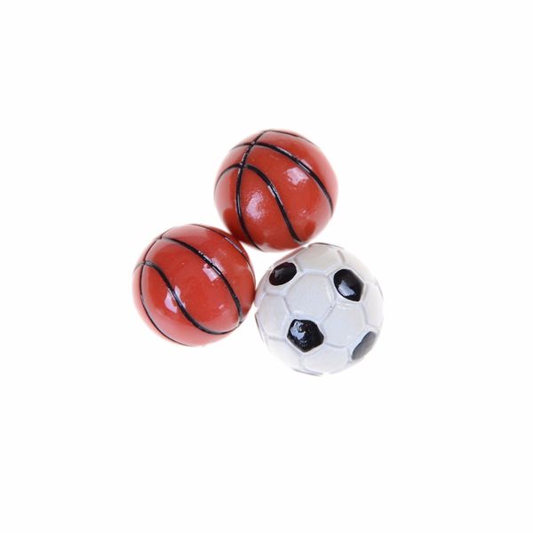 

football and basketball decor dollhouse miniature sports balls soccer