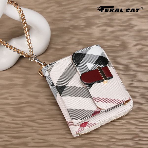 

wallet 2021 lady's short to taobao, Red;black