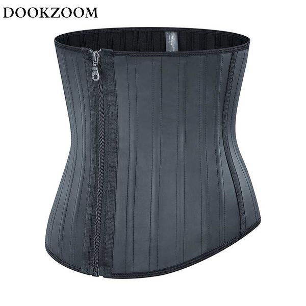 

latex waist trainer corset slimming underwear shapewear women slim belt body shaper 25 steel boned waist cincher modeling strap