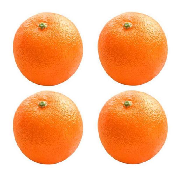 

pcs soft plastic simulation orange fruit home decoration burgundy party
