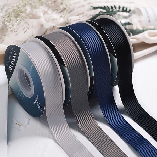 

party decoration 2.5cm 20yards polyester ribbon for wedding decorations diy handmade bow decorative gift box baking bouquet