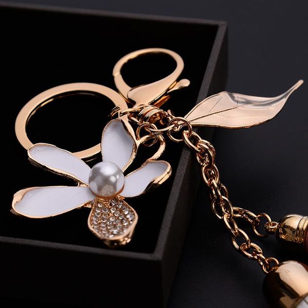 

creative leaf petal flower tassel pendant decorative appearance bag key chain car ornaments hooks & rails