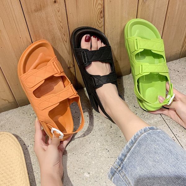 

beach outdoor sandals female rome sandal flat quick-drying buckle summer shoes woman preppy sandalias footwear gladiator sandals