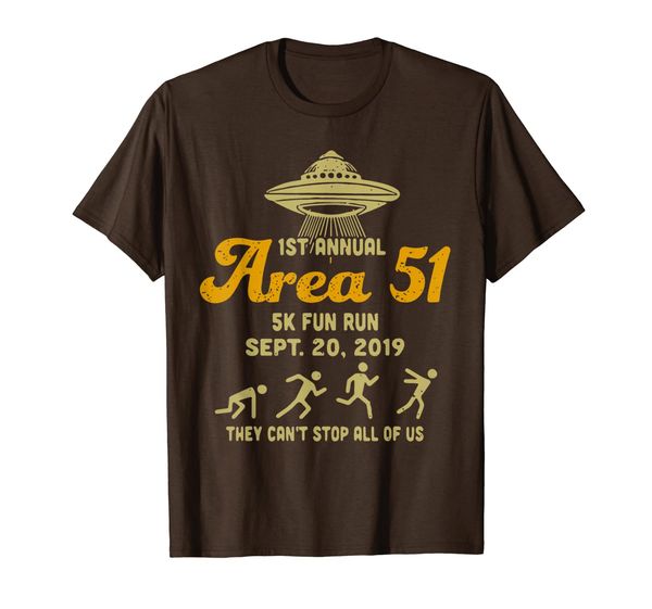 

Storm Area 51 5K Fun Run They Cant Stop Us All Vintage UFO T-Shirt, Mainly pictures