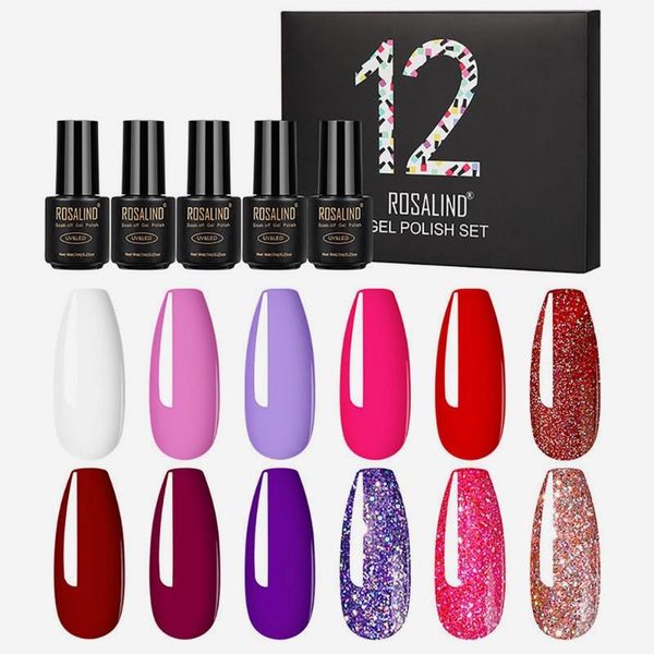 

nail art kits gel polish kit glossy & matte coat set diy manicure for christmas year gift