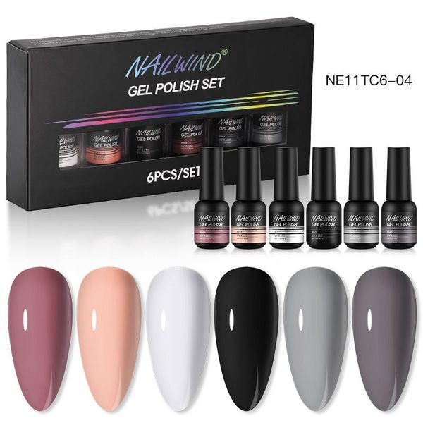 

nail art kits nailwind gel polish set 4pcs semi permanent hybrid varnishes primer base coat for nais manicure kit