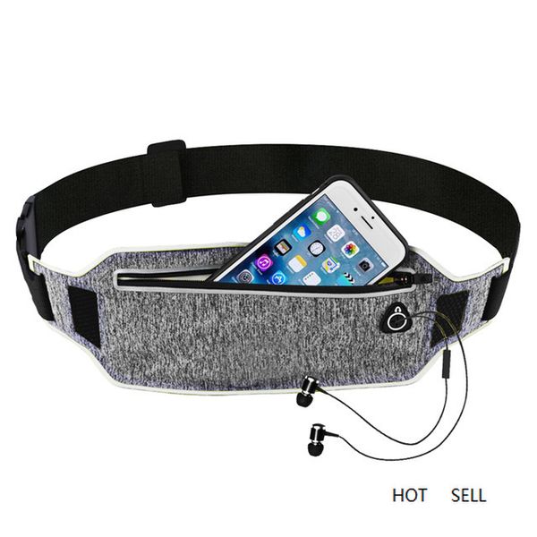 Profissional Running Cintura Cinturão Cinto Esporte Cinto Telefone Celular Homens Mulheres com Sacos de Ginástica Hidden Bolsa Running Belt Cintura Pack