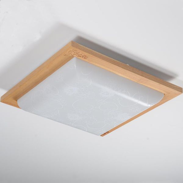 

ceiling lights wood with acrylic modern lamp creative wooden lighting