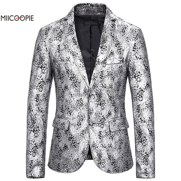 

men's suits & blazers men fashion nightclub bar party casual male slim fit stage performance blazer jacket designs, White;black