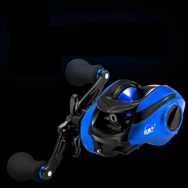 

baitcast reel 6.3:1 high speed 8kg max drag reinforced coil for black fish fishing distant wheel raft line baitcasting reels