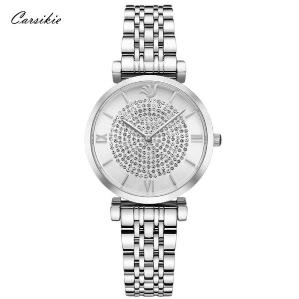 

wristwatches minimalist style creative beautiful girls hand, Slivery;brown