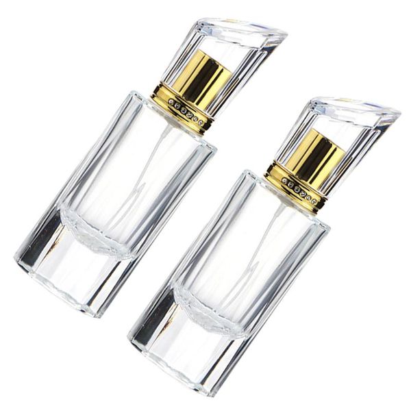 

storage bottles & jars 2pcs perfume bottle glass spray refillable 50ml
