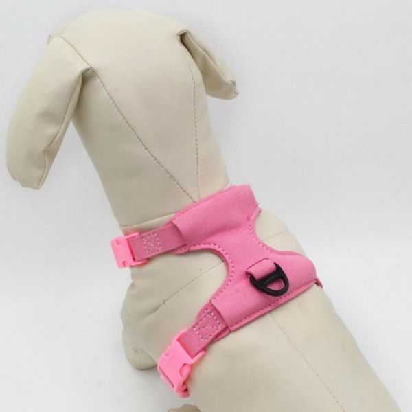 

dog collars & leashes 1pc suede heavy duty pet harness collar adjustable padded extra big large medium small harnesses vest husky supplies