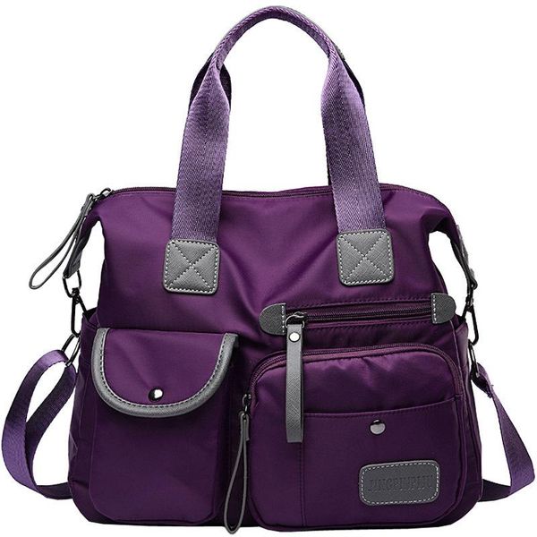 

duffel bags 2021 women's bag fashion korean waterproof oxford handbag casual nylon shoulder diagonal canvas