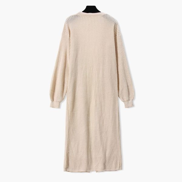 

womens cardigans 2021 new style for autumn and winter casual long knitted cardigan women sweater jacket v-neck full cardigans, White;black
