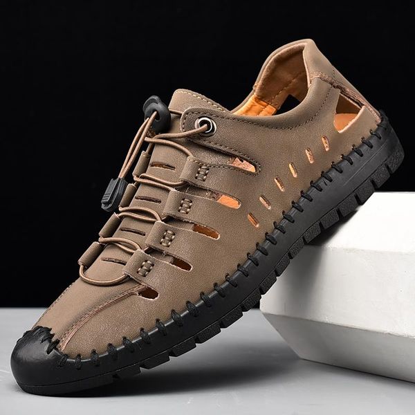 

sandals sommer running para trainers men heren mannen water zomer leather 2021 deportivas slippers zapatillas zapatos schoenen summer, Black