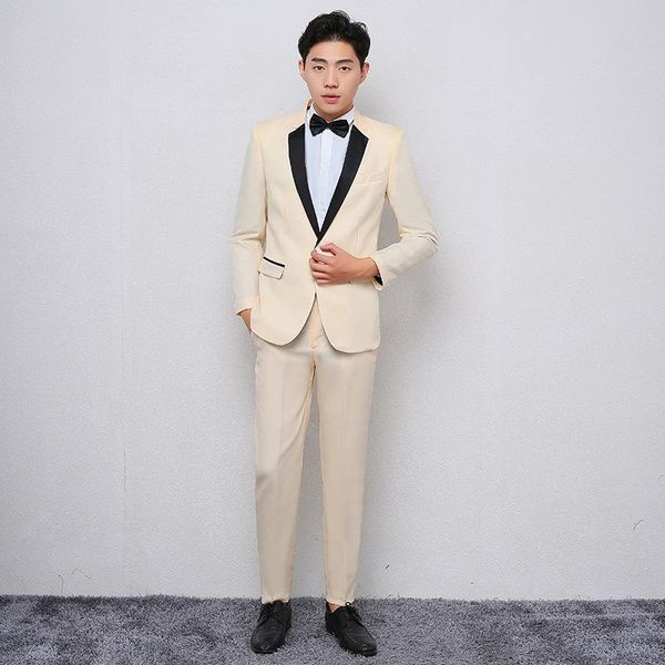 

men suit men's suits & blazers, White;black