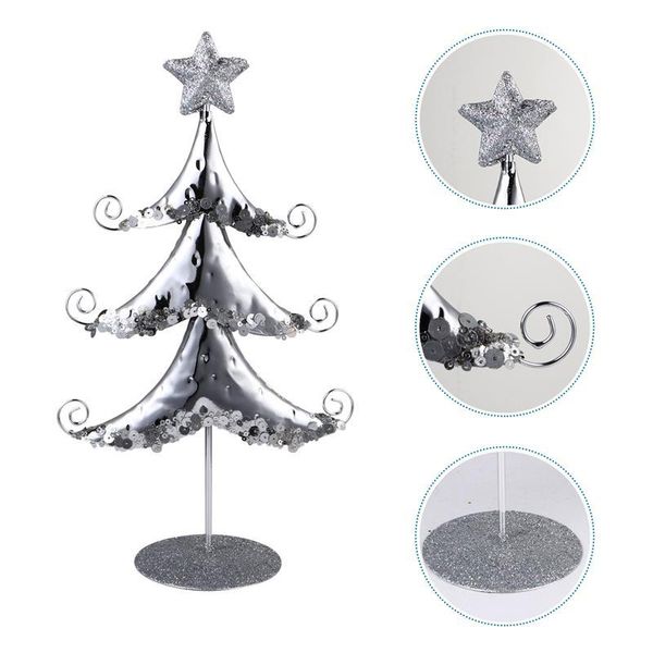 

decorative objects & figurines creative mini iron art christmas tree adornment xmas wrought window decoration ornament